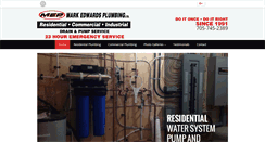 Desktop Screenshot of markedwardsplumbing.ca
